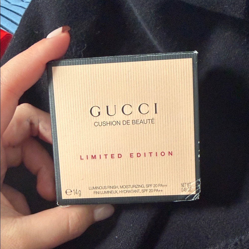 Gucci Cushion de Beauté Limited Edition Cream & Black Box